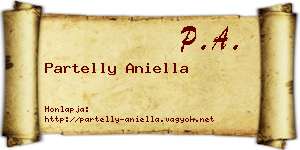 Partelly Aniella névjegykártya